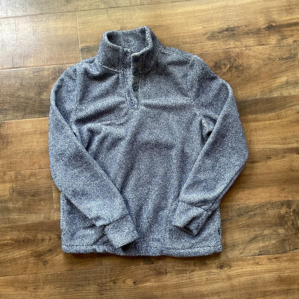 Eddie Bauer‎ Women's Button Neck Fleece Pullover XS